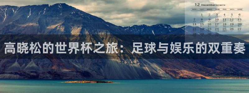 亞洲杯足球：高曉松的世界杯之旅：足球與娛樂的雙重奏